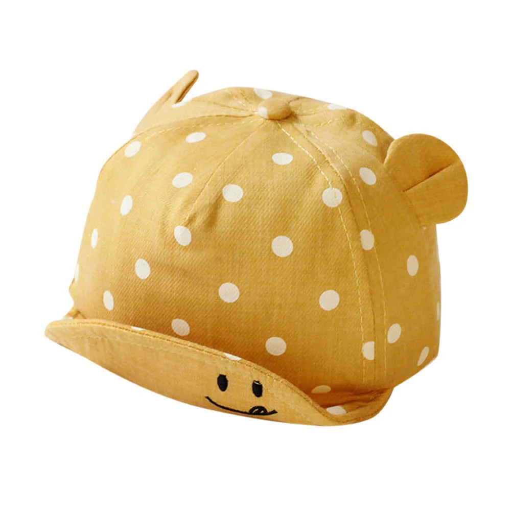 Toddler Sun Hat with Cute Dots