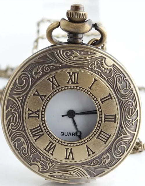 Load image into Gallery viewer, Roman Series Necklace Pocket Watch
