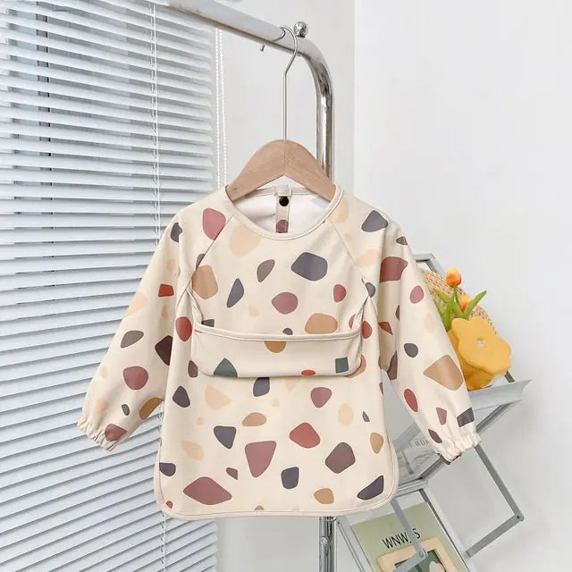 Cute Baby Bibs Toddler Long Sleeve Apron