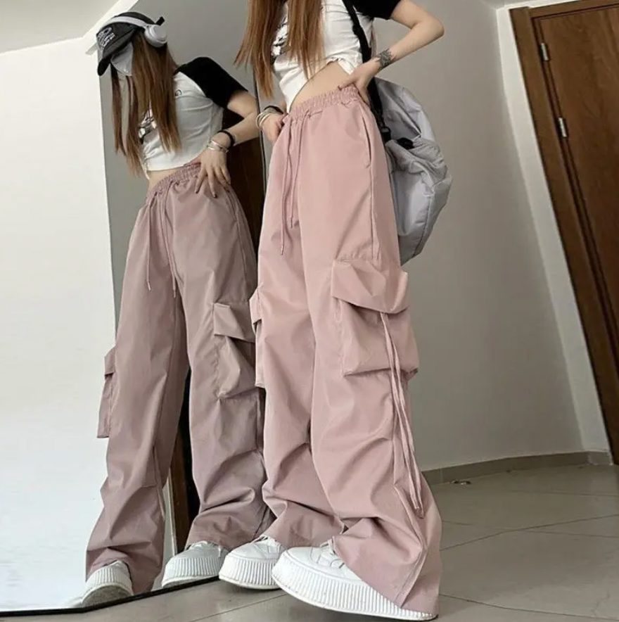 High Waist Cargo Pants