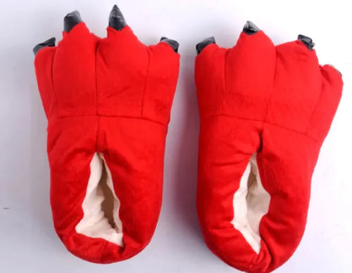 Load image into Gallery viewer, Dinosaur Paw Funny Slippers for Men Women Kids
