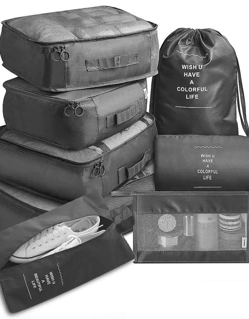 Load image into Gallery viewer, 8 Pieces Large Capacity Luggage Storage Bags
