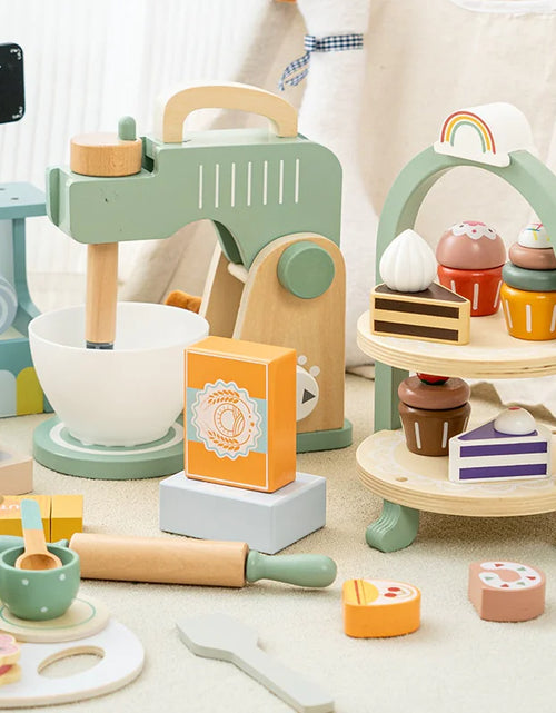 Load image into Gallery viewer, Kids Wooden Tea Party Playset
