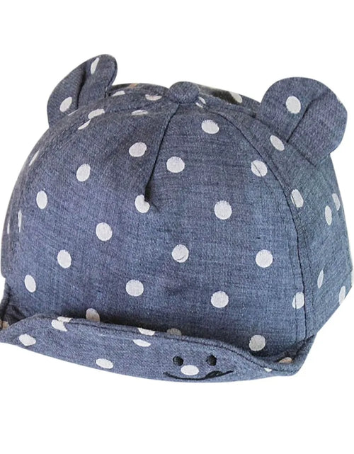 Load image into Gallery viewer, Toddler Sun Hat with Cute Dots
