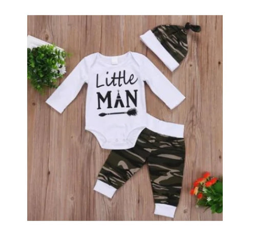 Load image into Gallery viewer, Camouflage Toddler Boy Outfit
