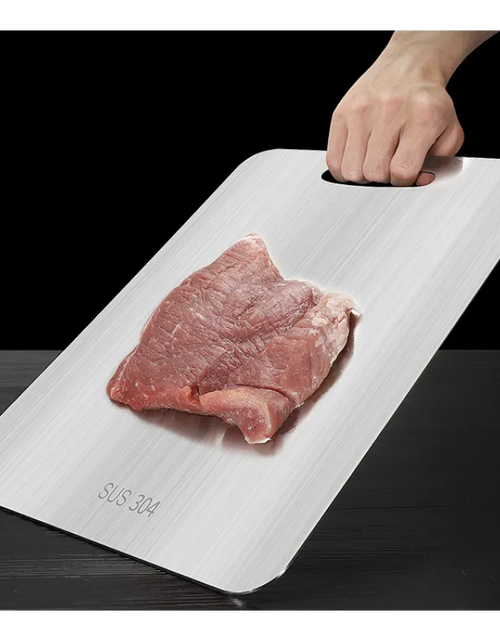 Load image into Gallery viewer, Stainless Steel Cutting Board
