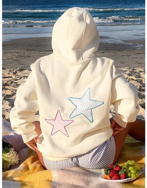 Load image into Gallery viewer, Star-Embroidered Hoodie
