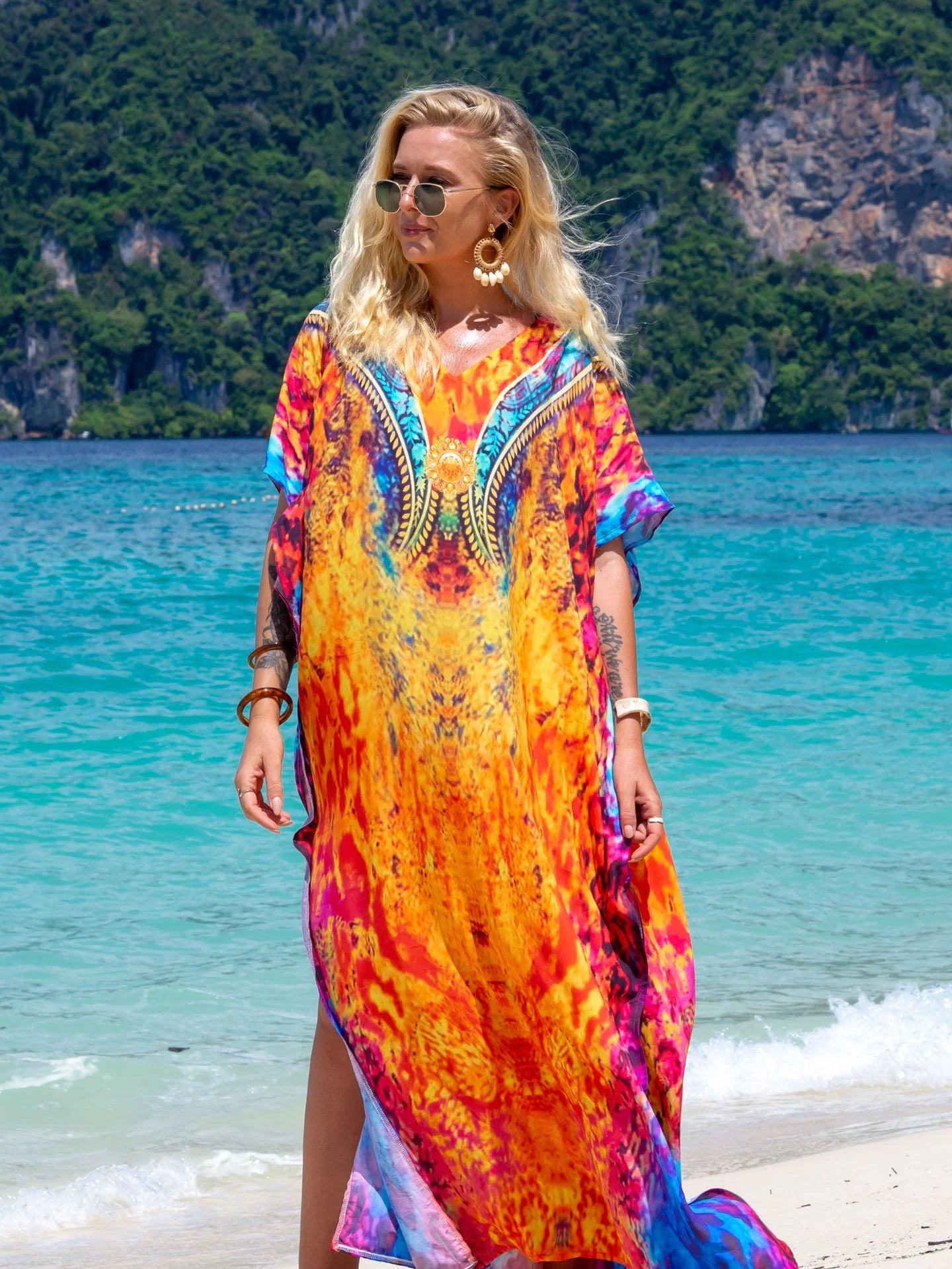 Printed Robe Holiday Sun Shirt