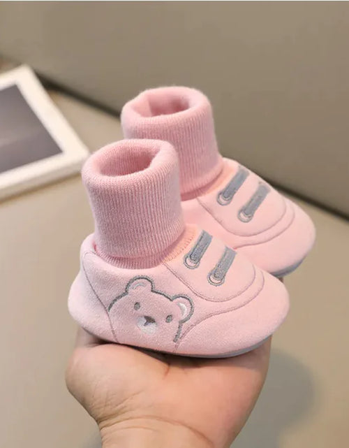 Load image into Gallery viewer, Cozy Comfort Toddler Booties
