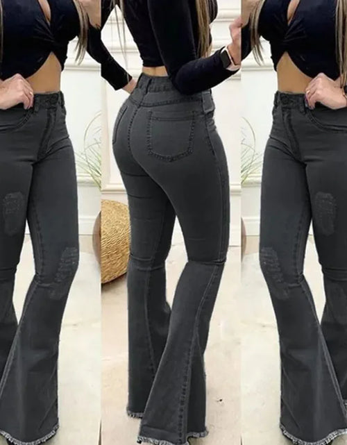 Load image into Gallery viewer, Sexy Slim Flared Trousers
