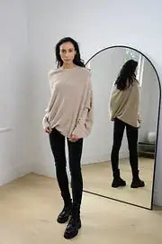 Load image into Gallery viewer, Off Shoulder Draped Jumper
