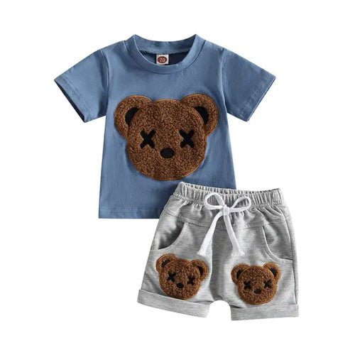 Load image into Gallery viewer, Baby Boys Bear Outfit
