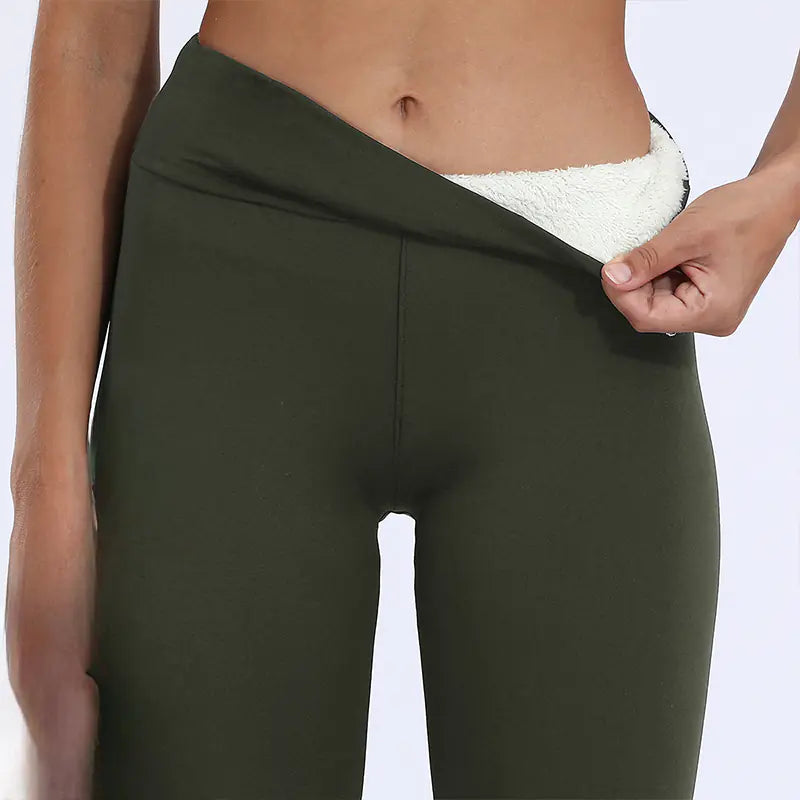 High Waist Warm Leggings