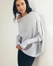 Load image into Gallery viewer, Off Shoulder Draped Jumper
