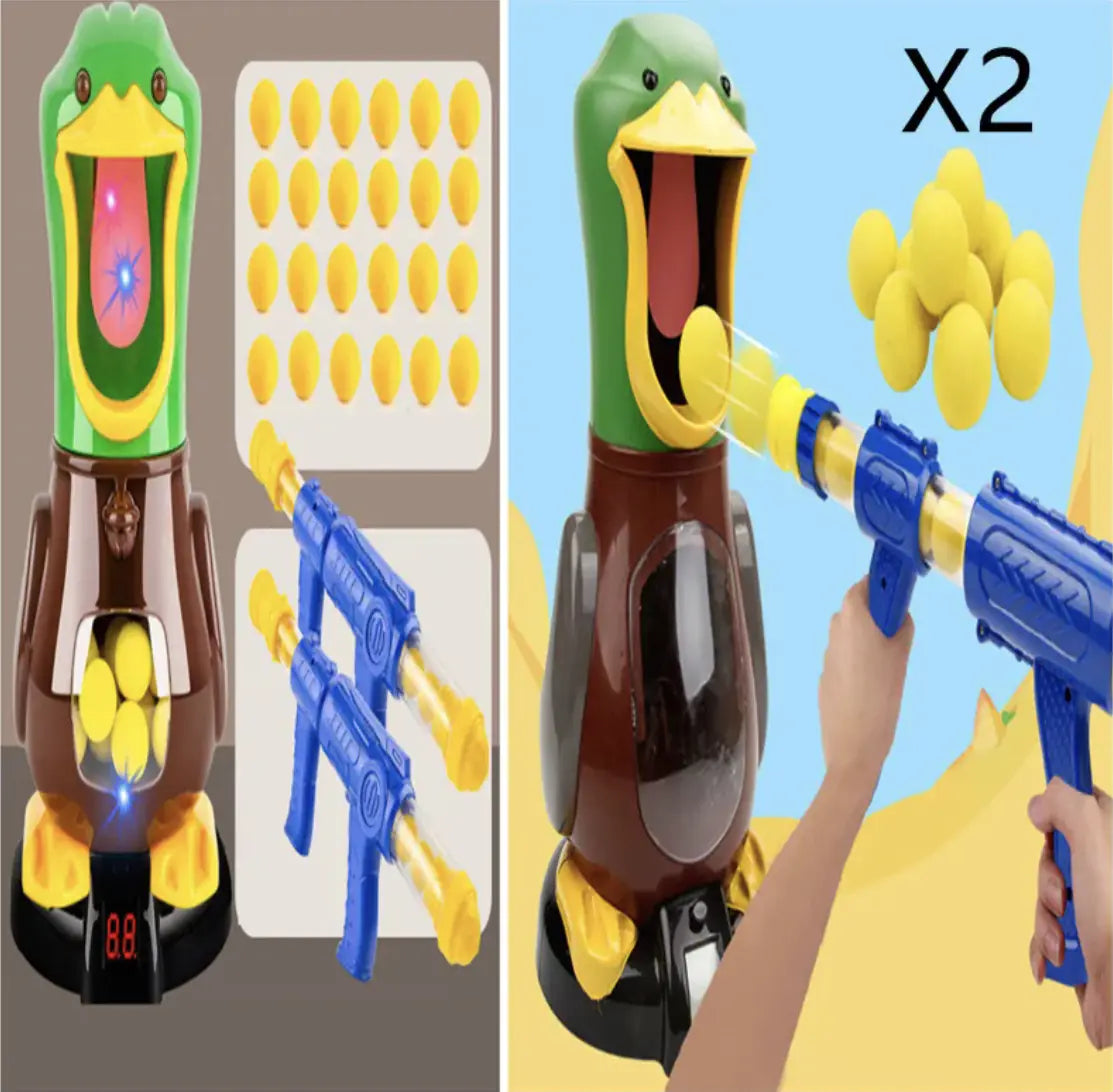 Soft Bullet Duck Shooting Target Toy Set for Kids