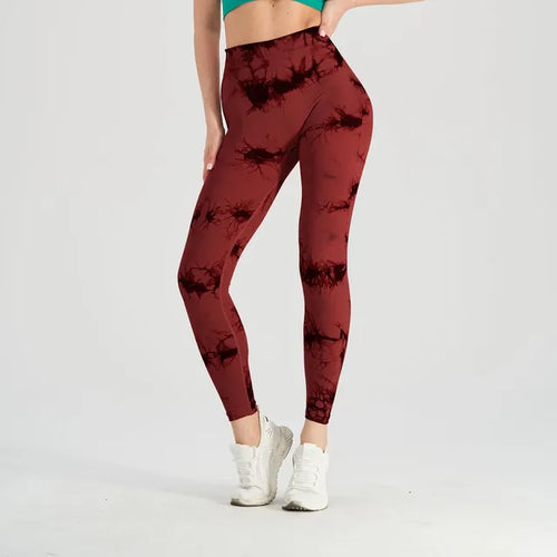 Load image into Gallery viewer, Seamless Tie Dye Leggings
