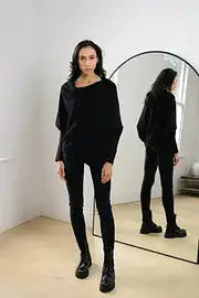 Load image into Gallery viewer, Off Shoulder Draped Jumper
