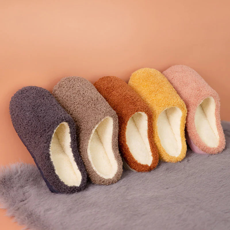 BASIC Fur Indoor Non Slip Slippers