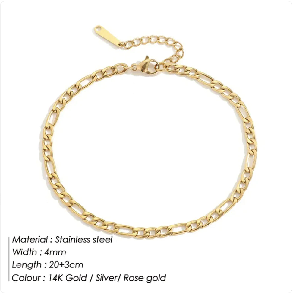 Stainless Steel Fashion Anklet