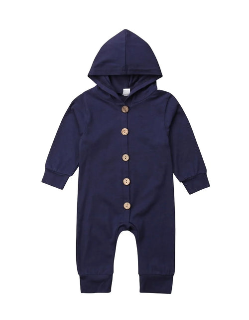 Load image into Gallery viewer, Baby Toddler Hooded Romper
