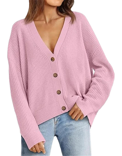 Load image into Gallery viewer, Women&#39;s Lightweight Button Cardigan
