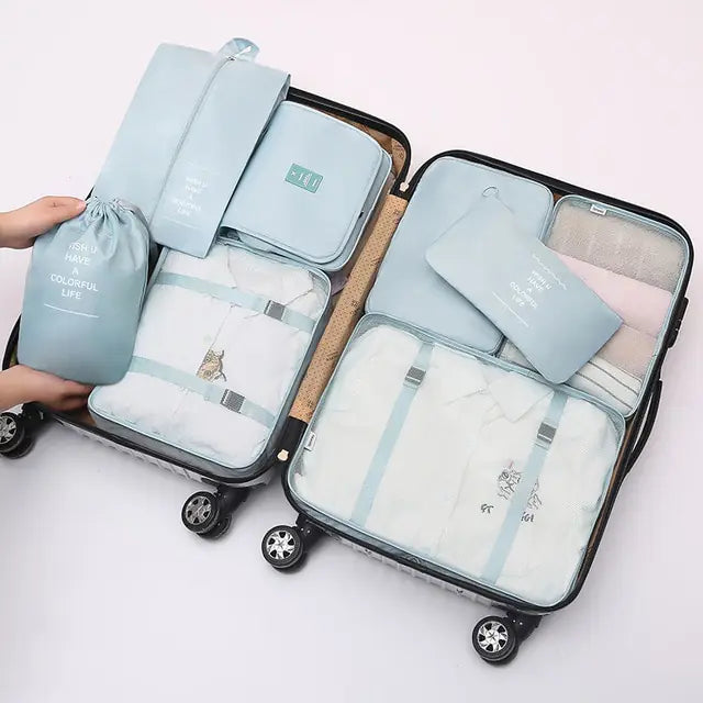 8 Pieces Large Capacity Luggage Storage Bags