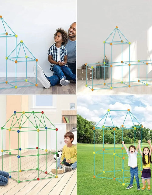 Load image into Gallery viewer, Magic Forts House Kids Fort Building Kit
