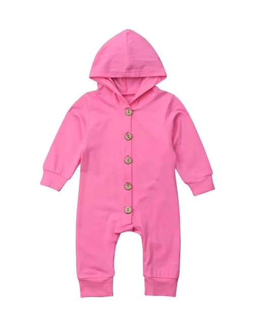 Load image into Gallery viewer, Baby Toddler Hooded Romper
