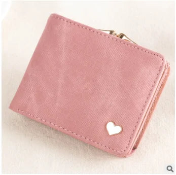 Load image into Gallery viewer, Heart of Gold Compact Wallet
