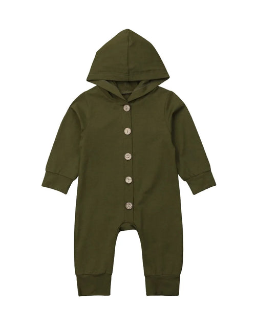 Load image into Gallery viewer, Baby Toddler Hooded Romper
