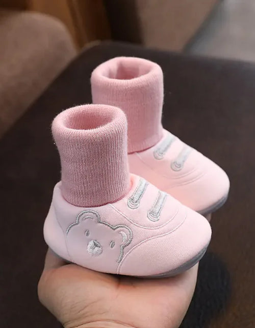 Load image into Gallery viewer, Cozy Comfort Toddler Booties
