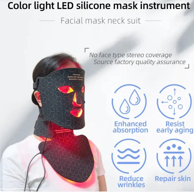 Skin Rejuvenation Silicone Facial Neck  Mask