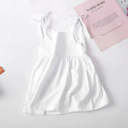 Load image into Gallery viewer, Sleeveless Cotton Toddler Dress
