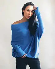 Load image into Gallery viewer, Off Shoulder Draped Jumper
