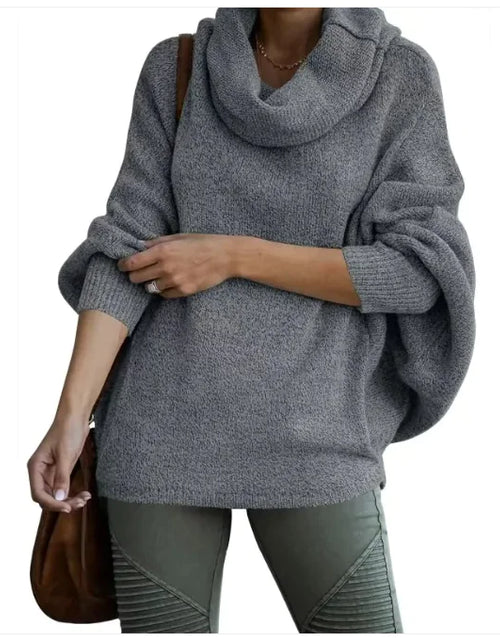 Load image into Gallery viewer, Lantern Loose Long Sleeve Casual Sweater
