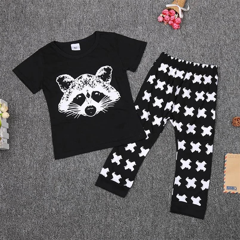 Boys Racoon 2Pieces Set