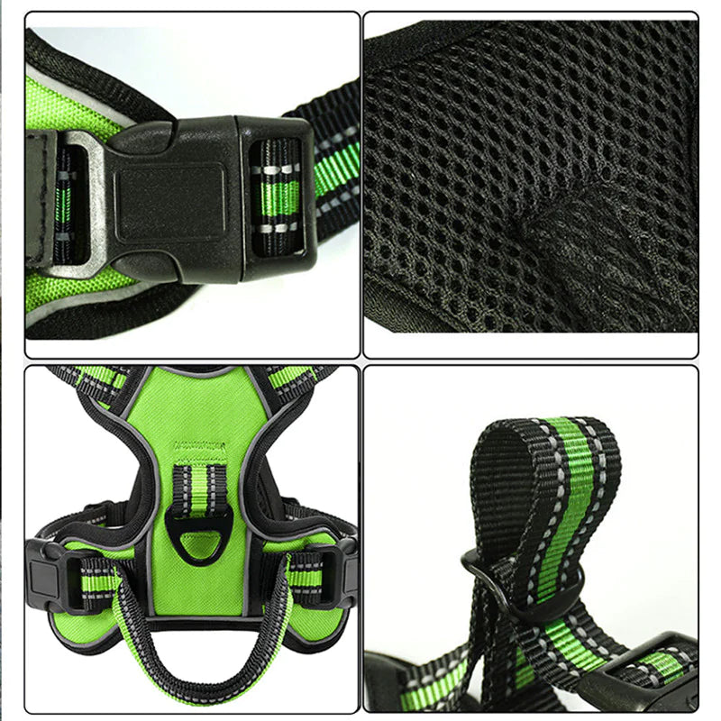 Chest And Back Breathable Reflective Dog Vest