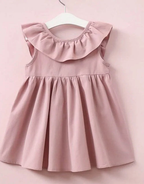 Load image into Gallery viewer, Toddler Girls&#39; Bowknot Summer Sundress
