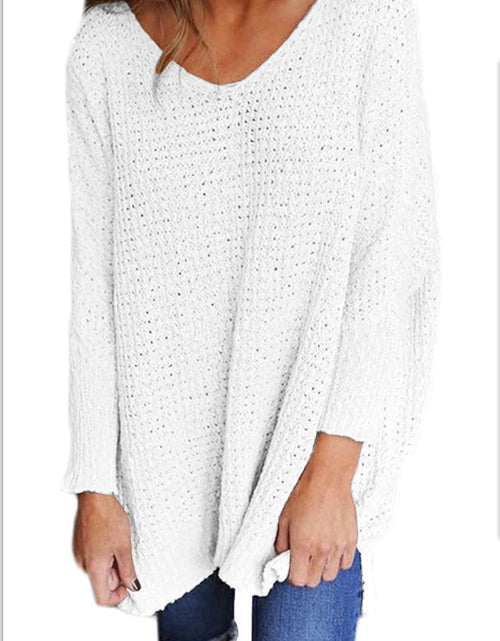 Load image into Gallery viewer, Winter V-neck Sweater Knitwear
