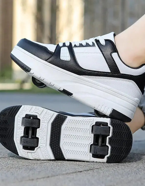 Load image into Gallery viewer, 4 Wheels Roller Skate Shoes For Kids
