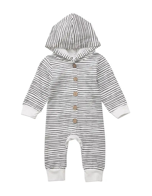 Load image into Gallery viewer, Baby Toddler Hooded Romper
