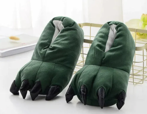 Load image into Gallery viewer, Dinosaur Paw Funny Slippers for Men Women Kids
