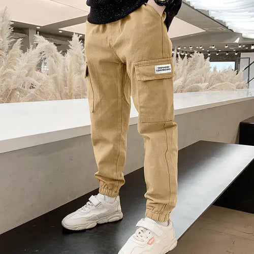 Load image into Gallery viewer, Boys Cargo Pants Spring Autumn
