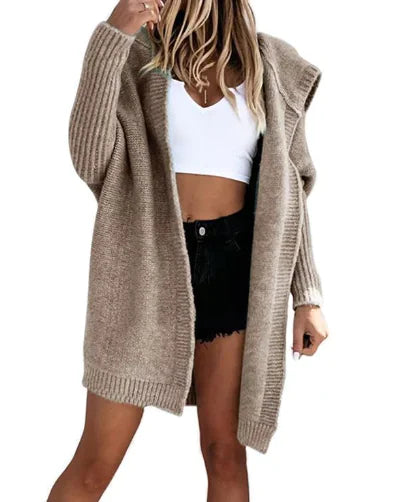 Loose knit cardigan