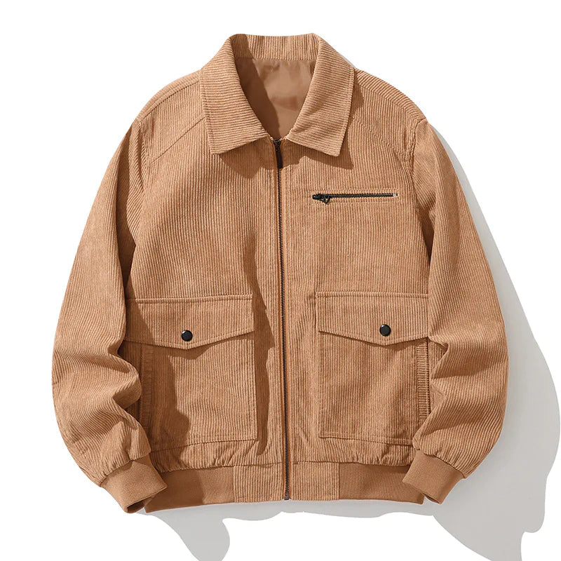 Men's Double Pocket Corduroy Jacket