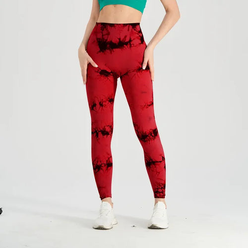 Load image into Gallery viewer, Seamless Tie Dye Leggings
