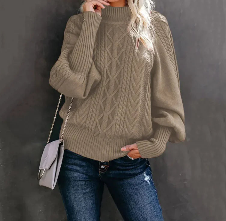 Women's New Style Medium Neck Sweater