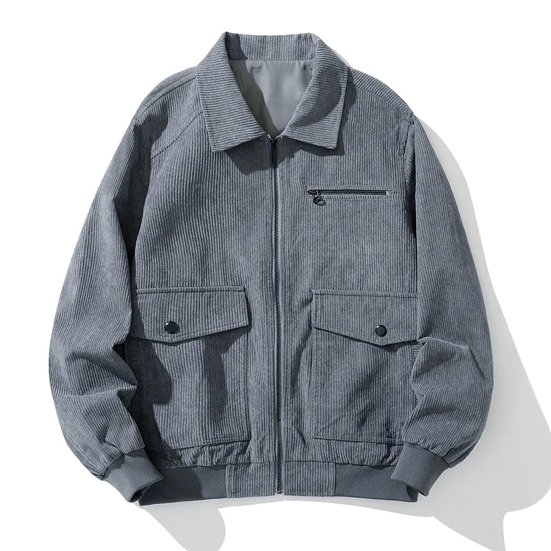 Men's Double Pocket Corduroy Jacket