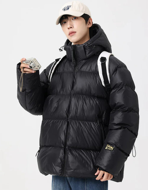 Load image into Gallery viewer, Men&#39;s Fashion Simple Cotton-padded Jacket Graphene Plus Size Coat Top
