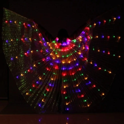 Load image into Gallery viewer, Kids LED Colorful Butterflies Wings With Telescopic Stick
